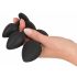 Set Velvet Nero - Kit di Dildo Anali (4 Pezzi) - Nero 