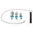 You2Toys - Set Tappi Anali - set di plug anali con guinzaglio (argento)