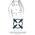 Bad Kitty - Gioielli per capezzoli twist (cerchio) - blu