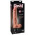 Real Feel Deluxe No.12 - vibratore realistico con testicoli (naturale)