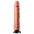 Real Feel Deluxe No.12 - vibratore realistico con testicoli (naturale)