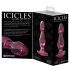 Dildo Anale Icicles No. 73 in Vetro con Forma Penis (Rosa) 