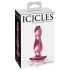 Dildo Anale Icicles No. 73 in Vetro con Forma Penis (Rosa) 