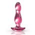 Dildo Anale Icicles No. 73 in Vetro con Forma Penis (Rosa) 