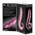 Dildo in Vetro a Forma di Lingua Ondulata Icicles N. 24 (rosa) 