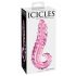 Dildo in Vetro a Forma di Lingua Ondulata Icicles N. 24 (rosa) 