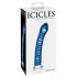 Icicles No. 29 - Spirale, dildo in vetro per il piacere (blu)