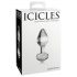 Icicles No. 44 - dildo anale in vetro a forma conica (trasparente)