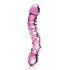 Duplice Dildo in Vetro per Punto G Icicles No. 55 (rosa) 