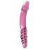 Icicles No. 57 - Dildo di vetro a doppia estremità con pene (rosa)