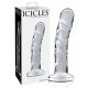 Icicles No. 62 - dildo in vetro con pene (trasparente)