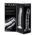 Dildo in Vetro Trasparente con Forma di Pene - Icicles No. 62 