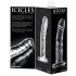 Icicles No. 62 - dildo in vetro con pene (trasparente)