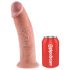 Re Cazzo King 10 - Dildo Realistico con Ventosa e Testicoli (25 cm) - Color Carne 