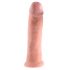 Re Cazzo King 10 - Dildo Realistico con Ventosa e Testicoli (25 cm) - Color Carne 