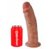 King Cock 10 - Grande Dildo con Ventosa (25cm) - Color Naturale Scuro 