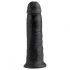 King Cock 10 - grande dildo con ventosa (25 cm) - nero