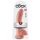 Re Cazzo 9 - Dildo realistico con testicoli e ventosa (23cm) - Colore naturale 