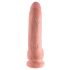 Re Cazzo 9 - Dildo realistico con testicoli e ventosa (23cm) - Colore naturale 