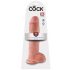 Re Cazzo 11 - Dildo Grande con Ventosa e Testicoli (28cm) - Colore Naturale 