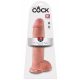 Re Cazzo 11 - Dildo Grande con Ventosa e Testicoli (28cm) - Colore Naturale 