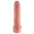 Re Cazzo 11 - Dildo Grande con Ventosa e Testicoli (28cm) - Colore Naturale 