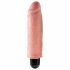 Vibratore Realistico King Cock 6 Stiffy Impermeabile (15cm) - Color Carne 