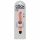 King Cock 7 Stiffy - vibratore realistico impermeabile (18cm) - naturale