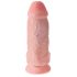 Re Cazzo Chubby 9 con Ventosa e Testicoli - Dildo (23cm) - Color Carne 