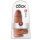 King Cock 9 Chubby - dildo ventosa 23cm - natura scura