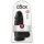 King Cock 9 Chubby - dildo ventosa con testicoli (23 cm) - nero