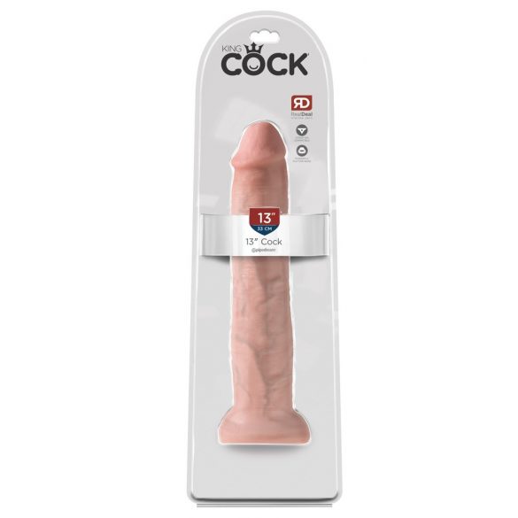 Dildo Gigantesco Realistico King Cock 13 (33cm) - Colore Naturale 