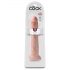 King Cock 13 - dildo gigante realistico (33cm) - naturale