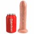 King Cock 7 - dildo realistico (18 cm) - naturale