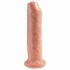 King Cock 7 - dildo realistico (18 cm) - naturale