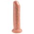 King Cock 7 - dildo realistico (18 cm) - naturale