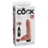 King Cock 8 - dildo realistico con spruzzo (20cm) - naturale