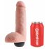 King Cock 8 - dildo realistico con spruzzo (20cm) - naturale