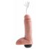 King Cock 8 - dildo realistico con spruzzo (20cm) - naturale