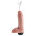 King Cock 8 - dildo realistico con spruzzo (20cm) - naturale