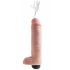 Dildo Spruzzante Realistico King Cock 10" (25cm) - Colore Naturale 