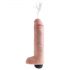 Dildo Spruzzante Realistico King Cock 10" (25cm) - Colore Naturale 