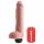 Dildo Realistico Eiaculante King Cock 11 (28cm) - Naturale 