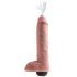 King Cock 11 - Dildo realistico spruzzante (28cm) - naturale