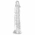 King Cock Clear 8 - dildo grande con base a ventosa (20 cm)