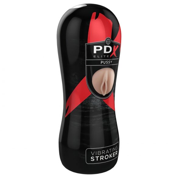 PDX Masturbatore Vibrante - Finta Vagina (naturale)