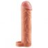 X-TENSION Perfect 1 - guaina fallica con anello per testicoli (17,7 cm) - naturale