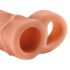 X-TENSION Perfetto 1 - Guaina Peniena con Anello Testicolare (17,7cm) - Naturale 