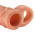 X-TENSION Perfect 1 - guaina fallica con anello per testicoli (17,7 cm) - naturale