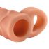 Guaina per pene X-TENSION Perfect 2 con anello testicolare (19cm) - color carne 